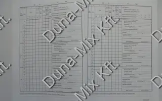 Kazán üzemeltetési napló 1